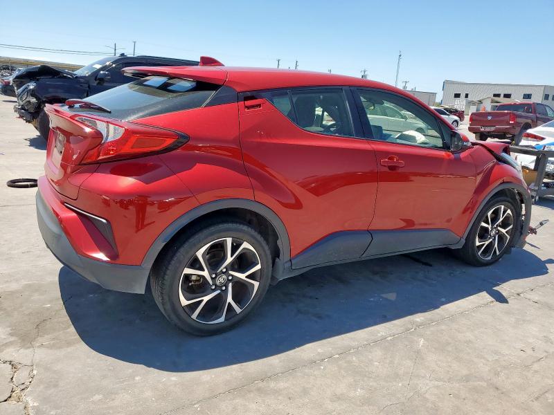 JTNKHMBX7L1082502 - 2020 TOYOTA C-HR XLE RED photo 3