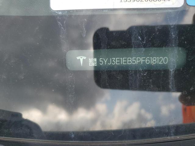 5YJ3E1EB5PF618120 - 2023 TESLA MODEL 3 თეთრი ფოტო 12