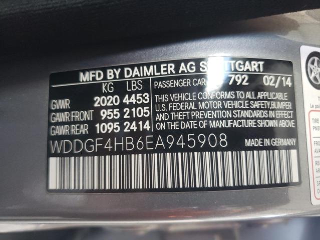 WDDGF4HB6EA945908 - 2014 MERCEDES-BENZ C 250 GRAY photo 13