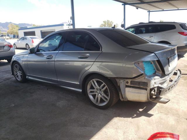 WDDGF4HB6EA945908 - 2014 MERCEDES-BENZ C 250 GRAY photo 2