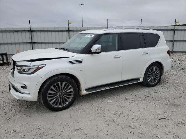 JN8AZ2NE3K9236641 - 2019 INFINITI QX80 LUXE WHITE photo 1