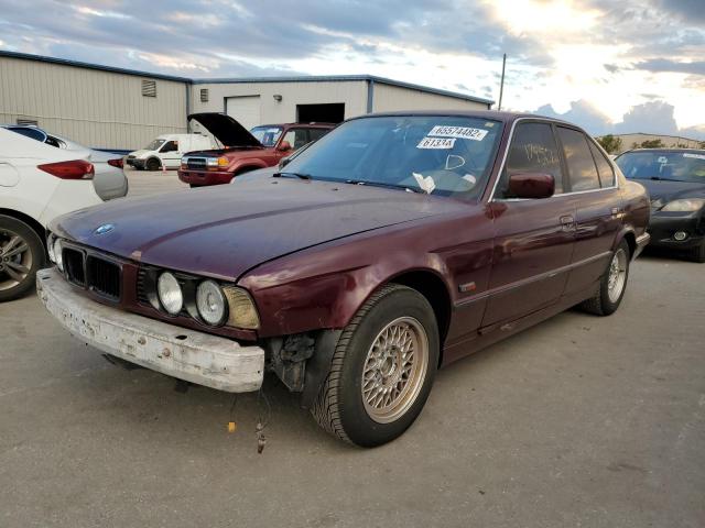 WBAHD6323SGK83606 - 1995 BMW 525 I AUTOMATIC BURGUNDY photo 2