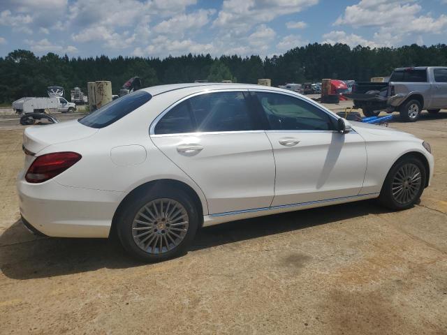 55SWF4KB9FU038740 - 2015 MERCEDES-BENZ C 300 4MATIC WHITE photo 3
