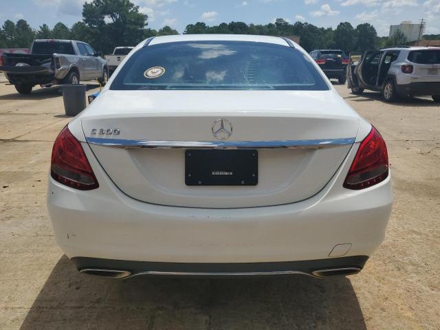 55SWF4KB9FU038740 - 2015 MERCEDES-BENZ C 300 4MATIC WHITE photo 6