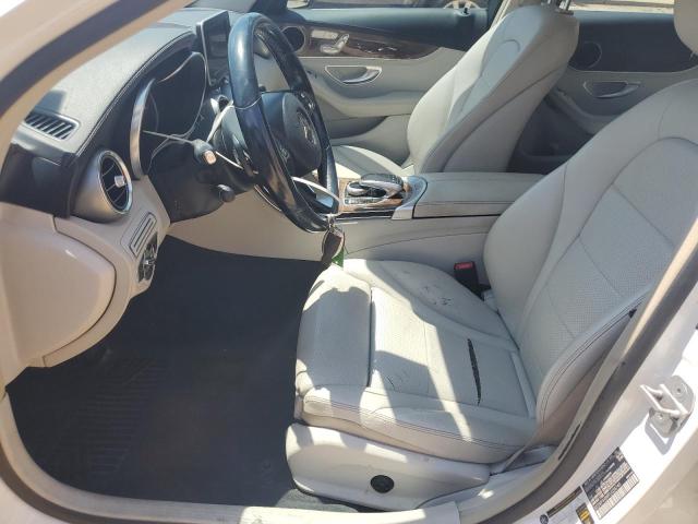 55SWF4KB9FU038740 - 2015 MERCEDES-BENZ C 300 4MATIC WHITE photo 7