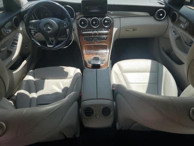 55SWF4KB9FU038740 - 2015 MERCEDES-BENZ C 300 4MATIC WHITE photo 8