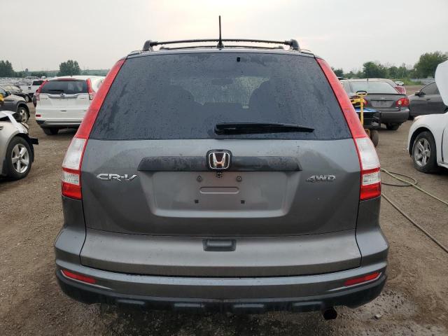 5J6RE4H36AL805459 - 2010 HONDA CR-V LX GRAY photo 6