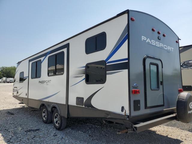 4YDT29527LK410113 - 2020 PASSPORT TRAVELTRLR WHITE photo 3
