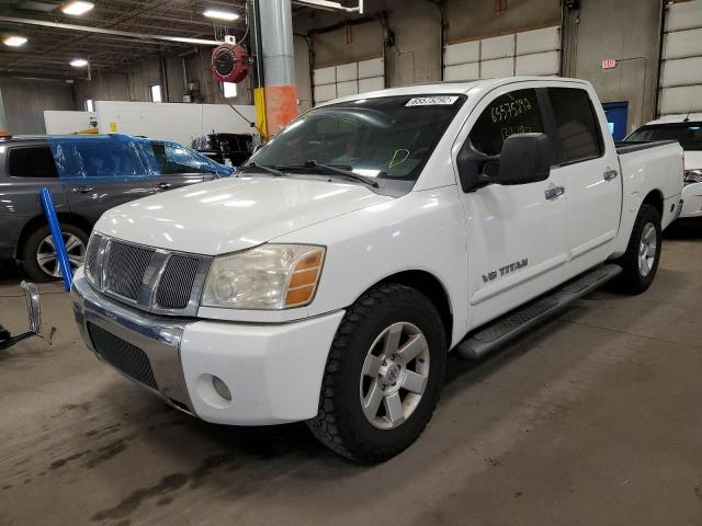 1N6AA07A56N542042 - 2006 NISSAN TITAN XE WHITE photo 2