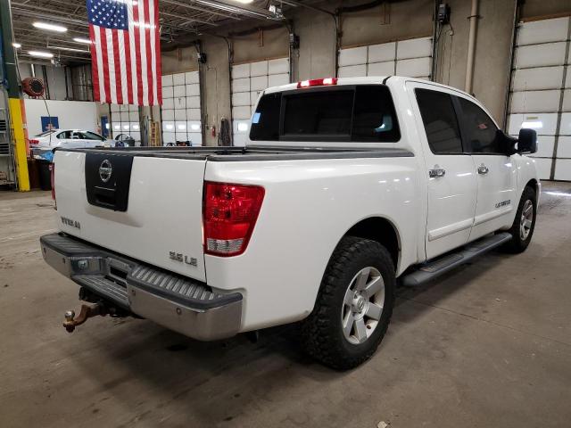 1N6AA07A56N542042 - 2006 NISSAN TITAN XE WHITE photo 4