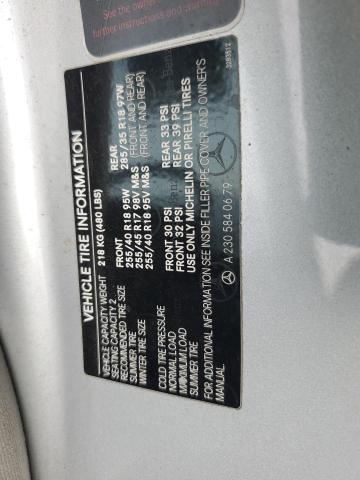 WDBSK75F23F033297 - 2003 MERCEDES-BENZ SL 500R 银色 照片 12