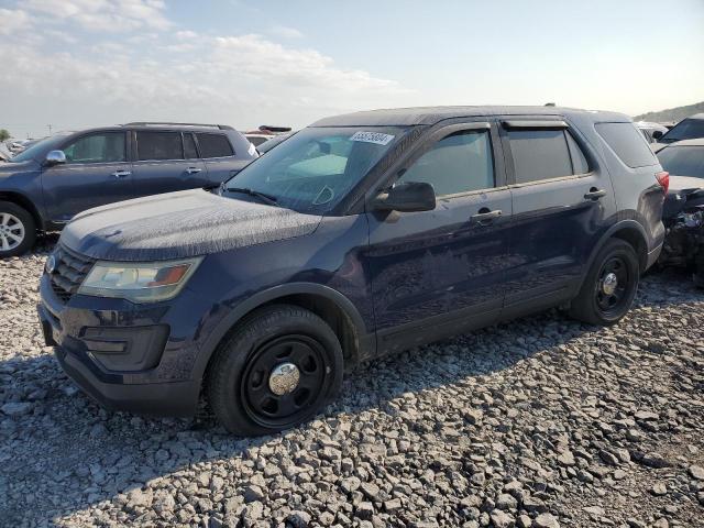 1FM5K8AR0GGC37595 - 2016 FORD EXPLORER POLICE INTERCEPTOR 蓝色 照片 1