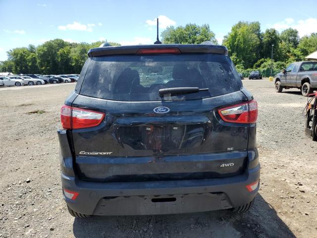 MAJ6S3GL8KC285611 - 2019 FORD ECOSPORT SE Чорний фото 6