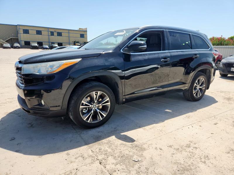 5TDKKRFH0GS505306 - 2016 TOYOTA HIGHLANDER XLE 黑色 照片 1