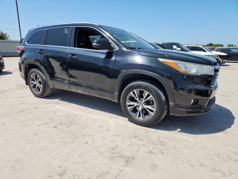 5TDKKRFH0GS505306 - 2016 TOYOTA HIGHLANDER XLE 黑色 照片 4