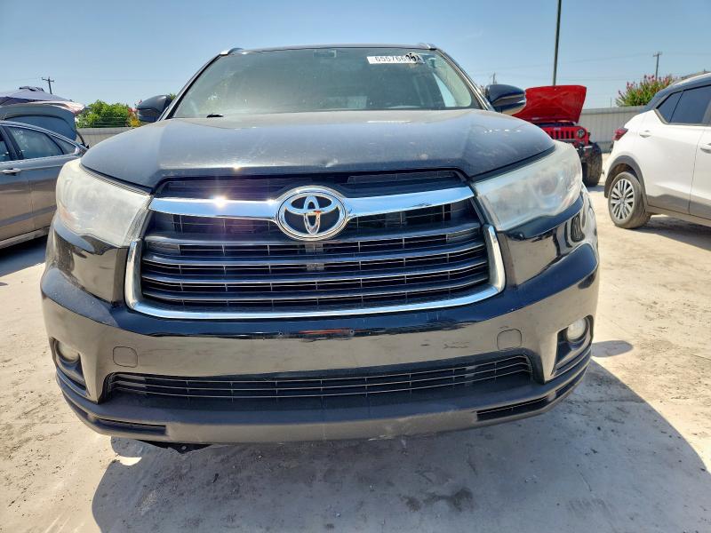 5TDKKRFH0GS505306 - 2016 TOYOTA HIGHLANDER XLE 黑色 照片 5