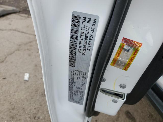 1C4PJMBX0LD647136 - 2020 JEEP CHEROKEE TRAILHAWK WHITE photo 12