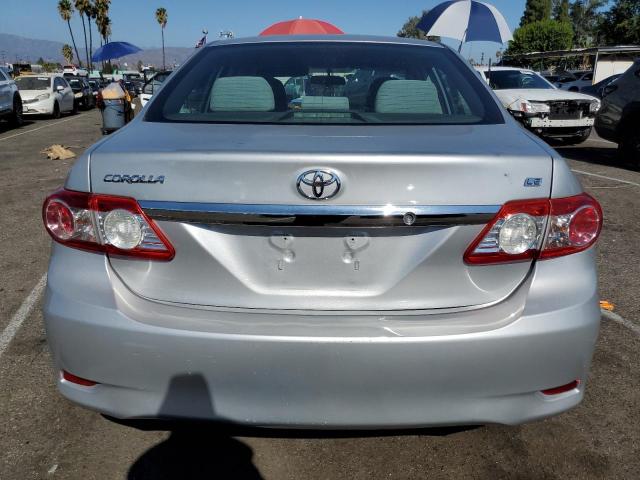 5YFBU4EE4CP044750 - 2012 TOYOTA COROLLA BASE SILVER photo 6