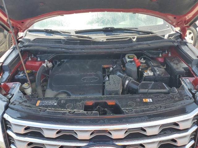 1FM5K8D8XHGB91343 - 2017 FORD EXPLORER XLT RED photo 11