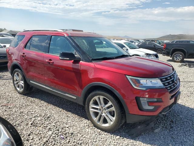 1FM5K8D8XHGB91343 - 2017 FORD EXPLORER XLT RED photo 4