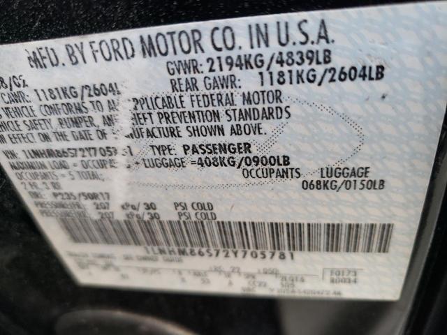 1LNHM86S72Y705781 - 2002 LINCOLN LS 黑色 照片 12