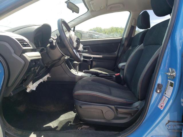 JF2GPABC2H8206166 - 2017 SUBARU CROSSTREK PREMIUM BLUE photo 7