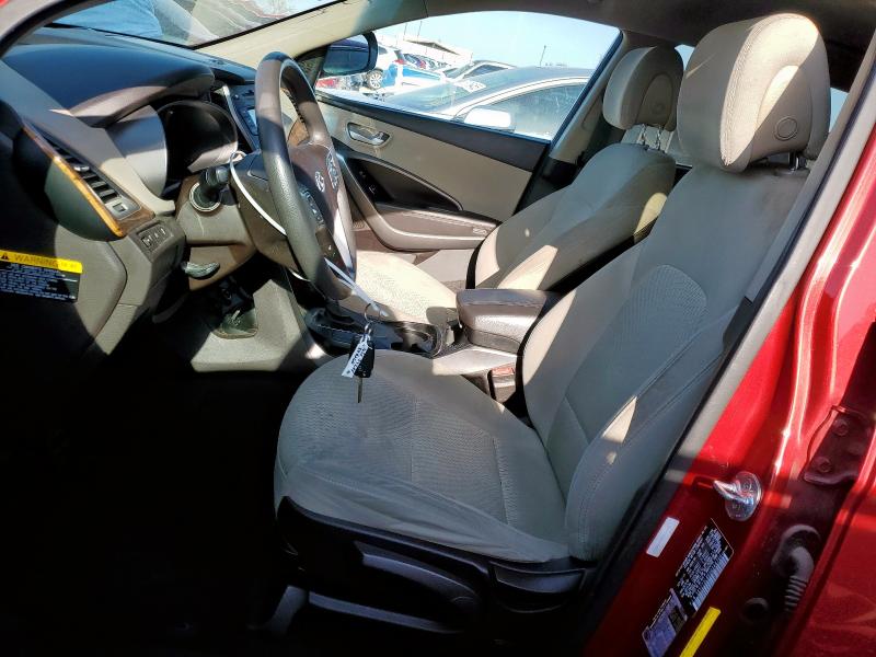 5XYZT3LB6GG348760 - 2016 HYUNDAI SANTA FE S 勃艮第红 照片 7