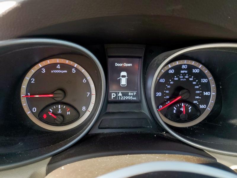 5XYZT3LB6GG348760 - 2016 HYUNDAI SANTA FE S 勃艮第红 照片 9