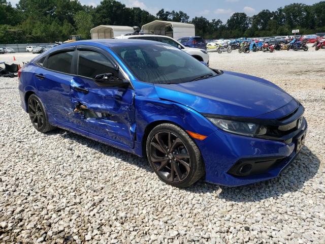 2HGFC2F83LH571400 - 2020 HONDA CIVIC SPORT 蓝色 照片 4
