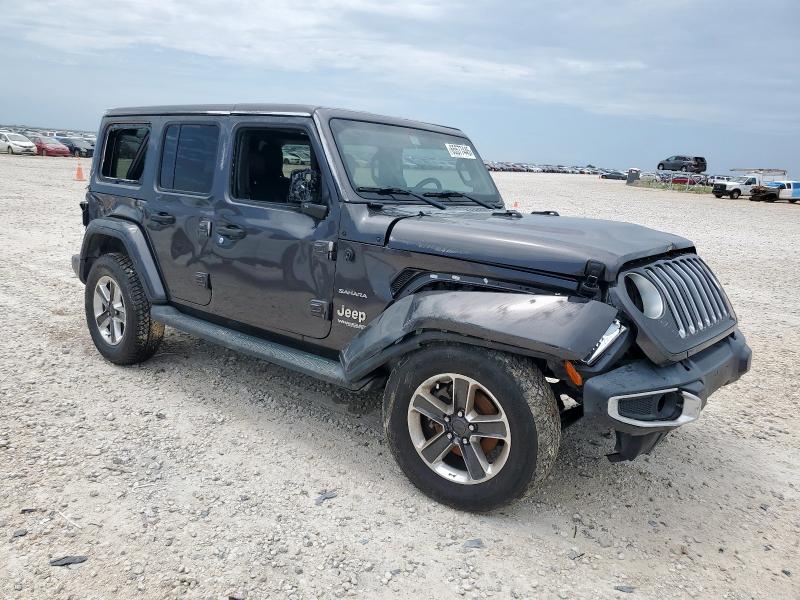 1C4HJXEN0LW217997 - 2020 JEEP WRANGLER U SAHARA Сұр фото 4