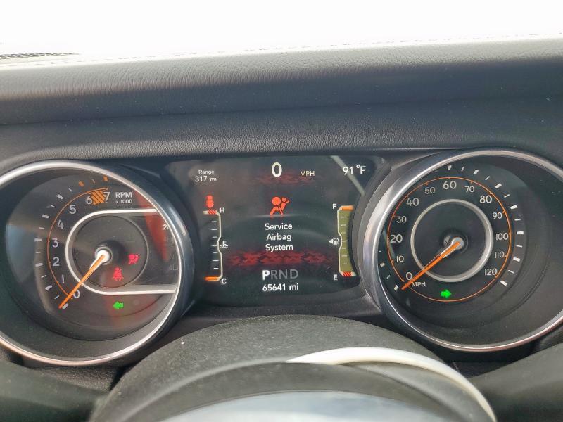 1C4HJXEN0LW217997 - 2020 JEEP WRANGLER U SAHARA Сұр фото 9