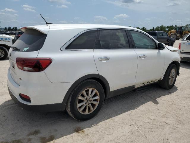 5XYPG4A39KG434683 - 2019 KIA SORENTO L WHITE photo 3