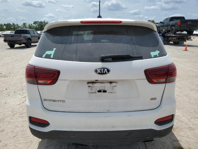 5XYPG4A39KG434683 - 2019 KIA SORENTO L WHITE photo 6