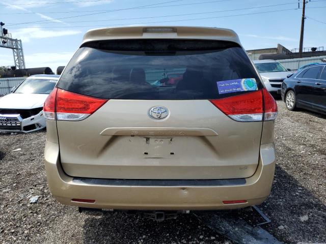 5TDKK3DC8BS133436 - 2011 TOYOTA SIENNA LE GOLD photo 6