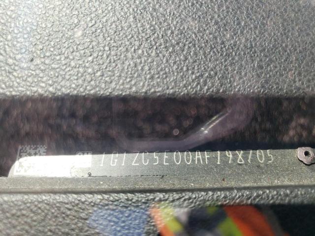 1G1ZC5E00AF198705 - 2010 CHEVROLET MALIBU 1LT 灰色 照片 12