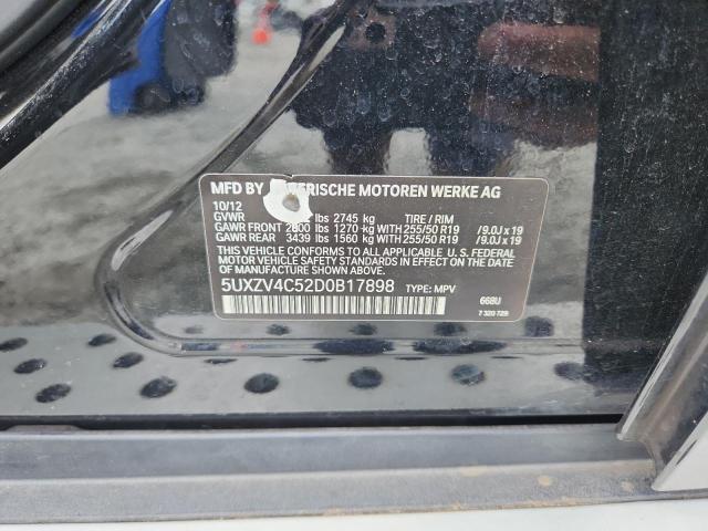 5UXZV4C52D0B17898 - 2013 BMW X5 XDRIVE35I BLACK photo 13