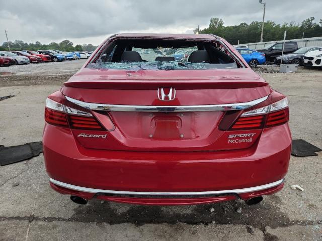 1HGCR2F53GA099243 - 2016 HONDA ACCORD SPORT 红色 照片 6
