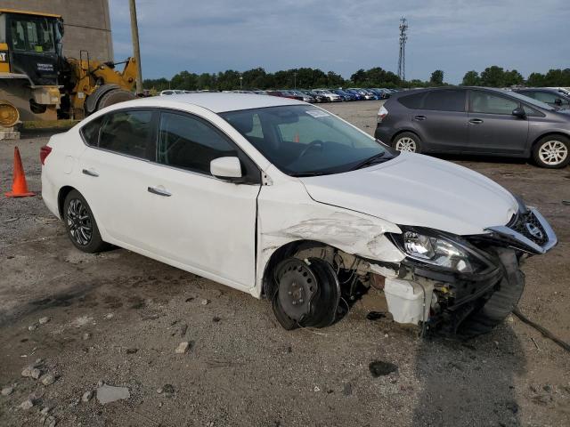 3N1AB7AP0KY356415 - 2019 NISSAN SENTRA S WHITE photo 4