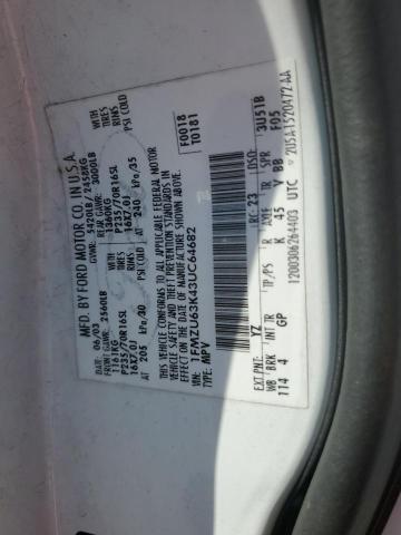 1FMZU63K43UC64682 - 2003 FORD EXPLORER XLT 白色 照片 13