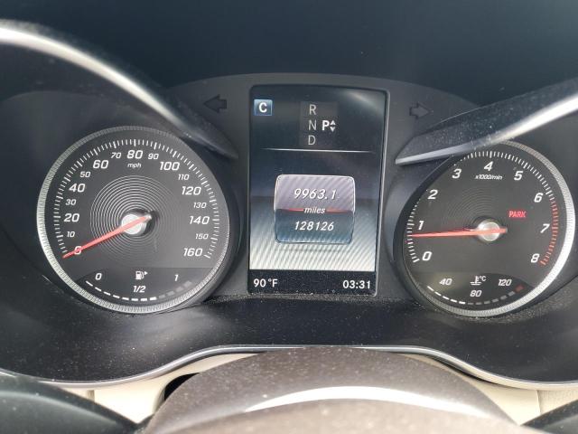 55SWF4KB1HU179823 - 2017 MERCEDES-BENZ C 300 4MATIC WHITE photo 9