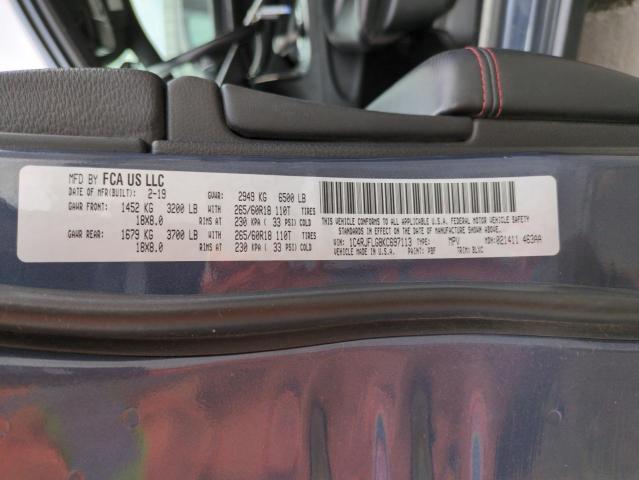 1C4RJFLG8KC697113 - 2019 JEEP GRAND CHER TRAILHAWK 蓝色 照片 14