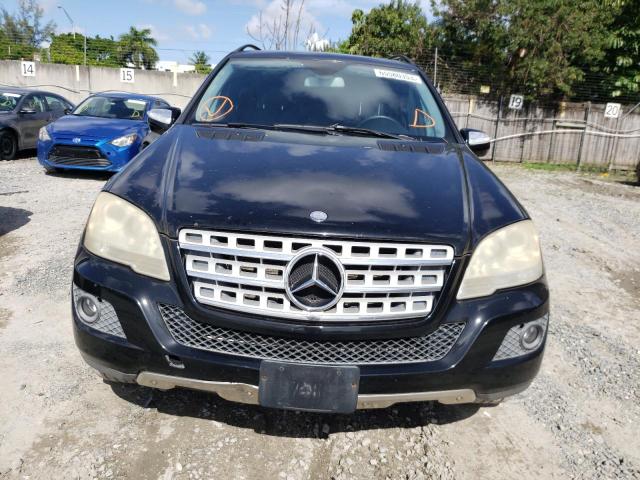 4JGBB8GBXAA597822 - 2010 MERCEDES-BENZ ML 350 4MATIC BLACK photo 5