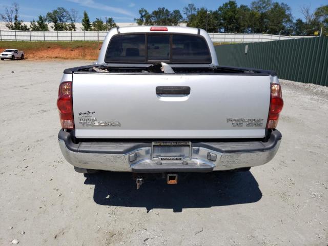 3TMJU62N66M023728 - 2006 TOYOTA TACOMA DOUBLE CAB PRERUNNER SILVER photo 6