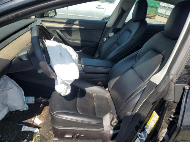 5YJ3E1EB8NF104873 - 2022 TESLA MODEL 3 Schwarz Foto 7