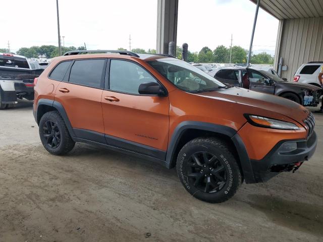 1C4PJMBBXGW140131 - 2016 JEEP CHEROKEE TRAILHAWK ORANGE photo 4