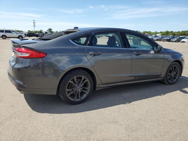 3FA6P0HD3JR212914 - 2018 FORD FUSION SE GRAY photo 3