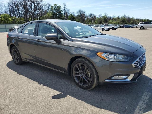 3FA6P0HD3JR212914 - 2018 FORD FUSION SE GRAY photo 4