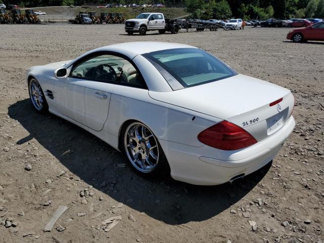 WDBSK75F63F022058 - 2003 MERCEDES-BENZ SL 500R WHITE photo 2