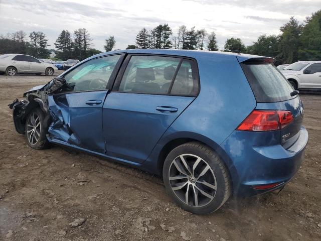 3VW217AU1HM019145 - 2017 VOLKSWAGEN GOLF S BLUE photo 2