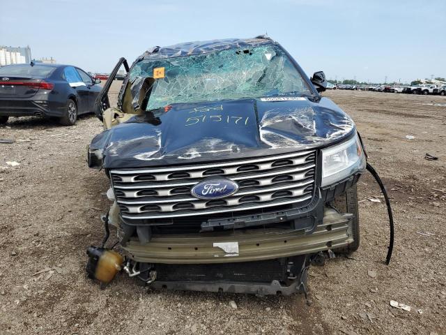 1FM5K7DH3HGA57722 - 2017 FORD EXPLORER XLT Черный фото 5